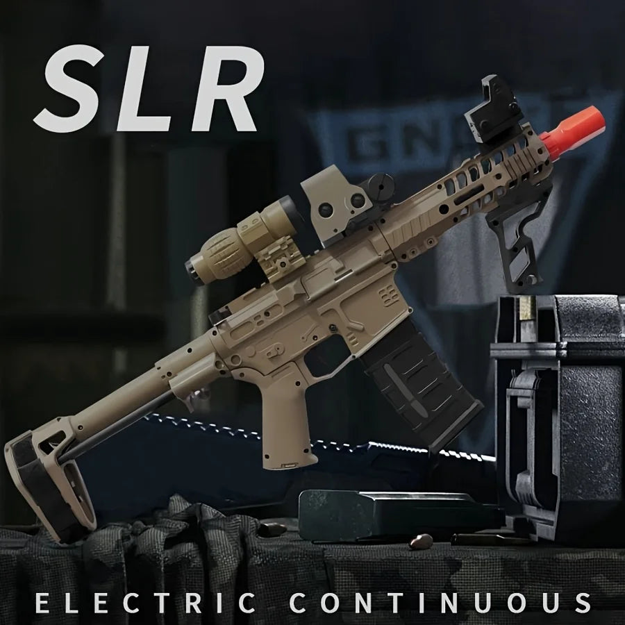 Electric Gel Ball Toy Rifle – High-Speed Auto & Manual
