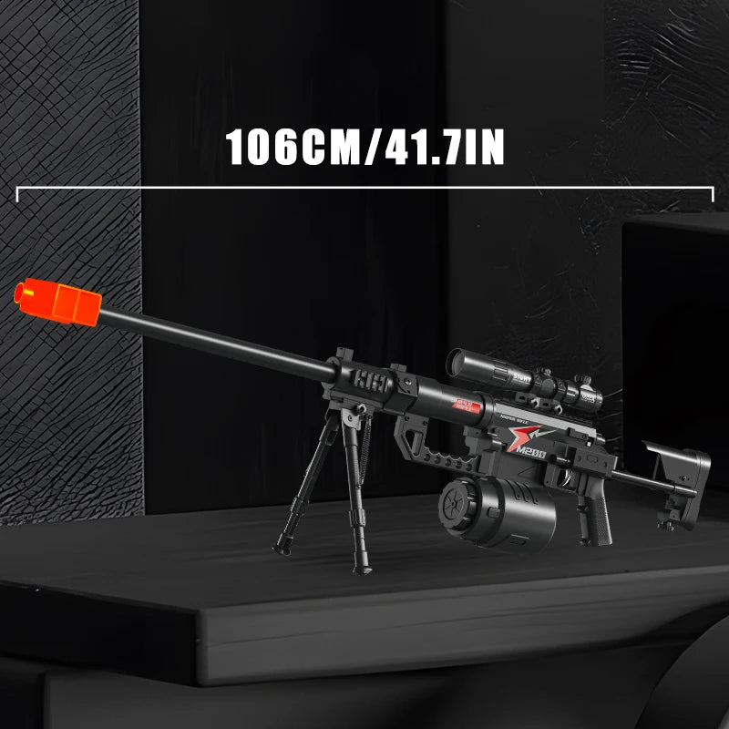 Electric Gel Ball Toy Rifle – Manual And Automatic Modes