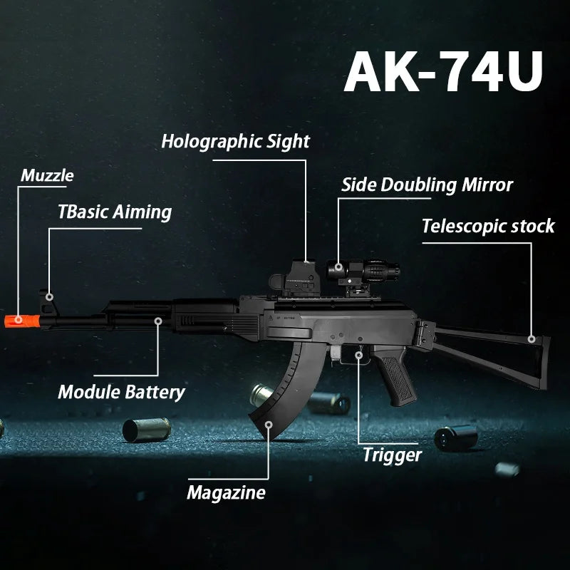 Electric Gel Ball Toy Rifle – Automatic High-Speed Play
