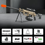 sand color Color Electric Gel Ball Toy Rifle – Manual And Automatic Modes
